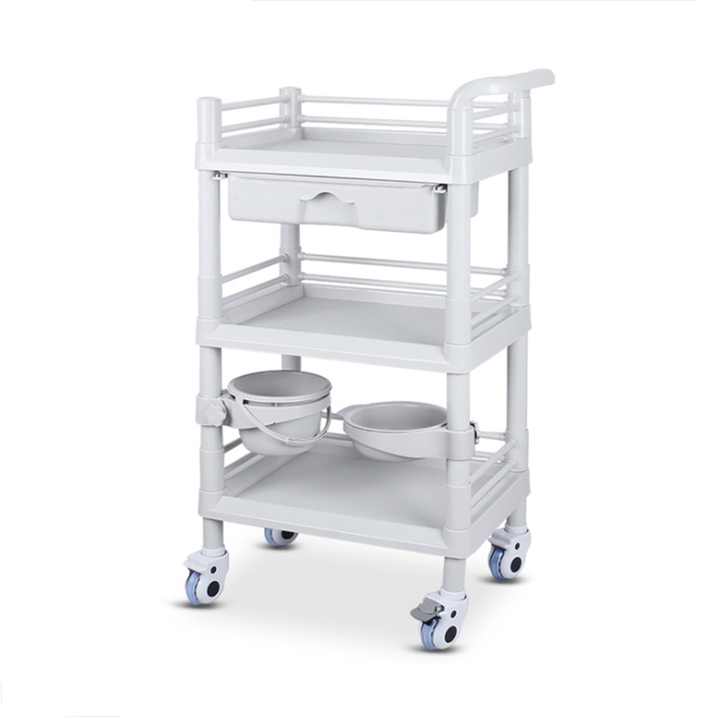 Karma Wilton 3 Tier Beauty & Medical Trolley Small - Lashmer