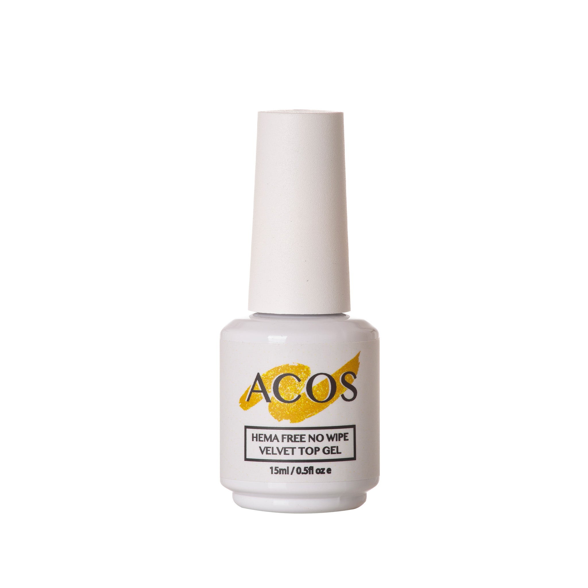 ACOS No Wipe Velvet Top Coat Gel -- Hema Free - Lashmer