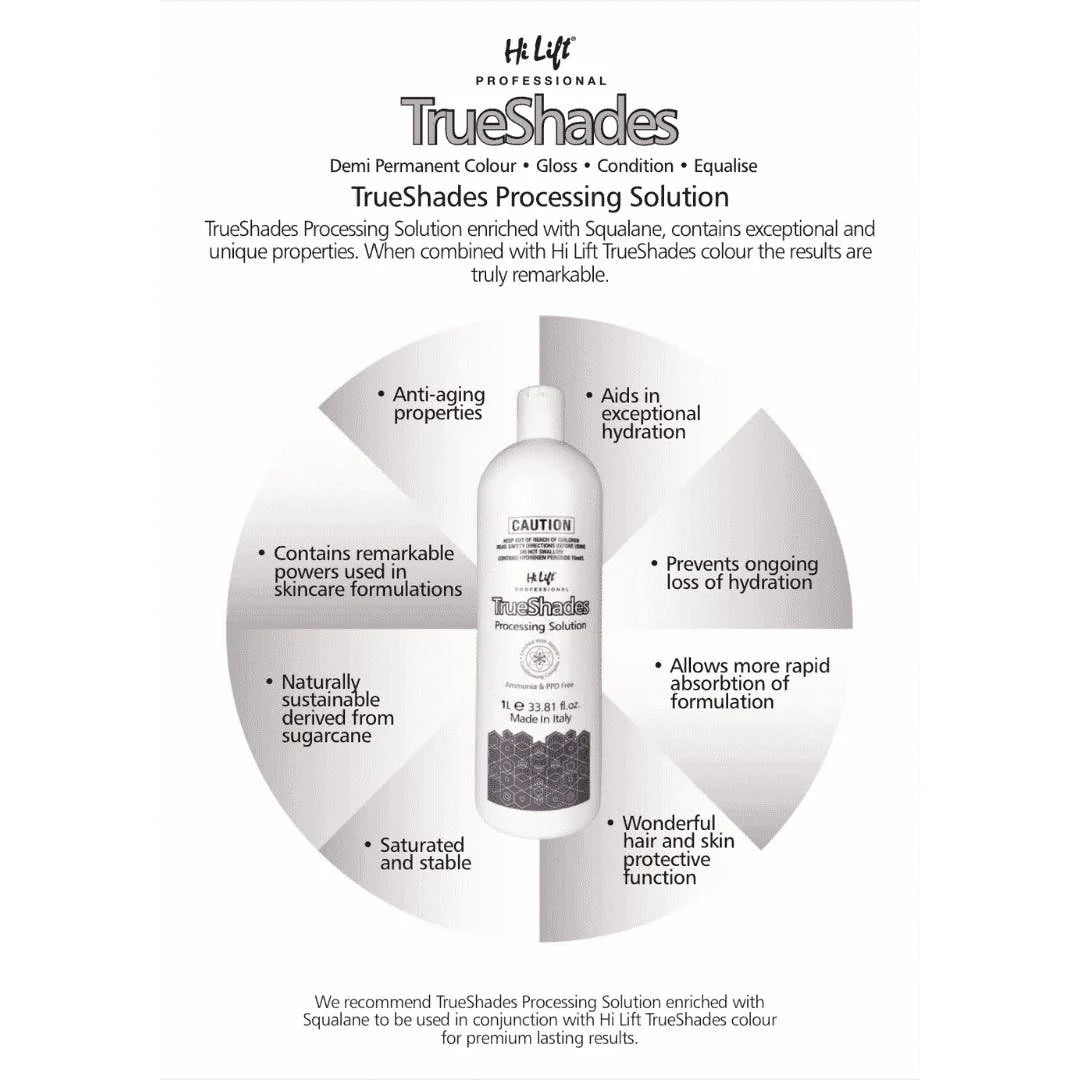 Hi Lift TrueShades Processing Solution 1L - Lashmer
