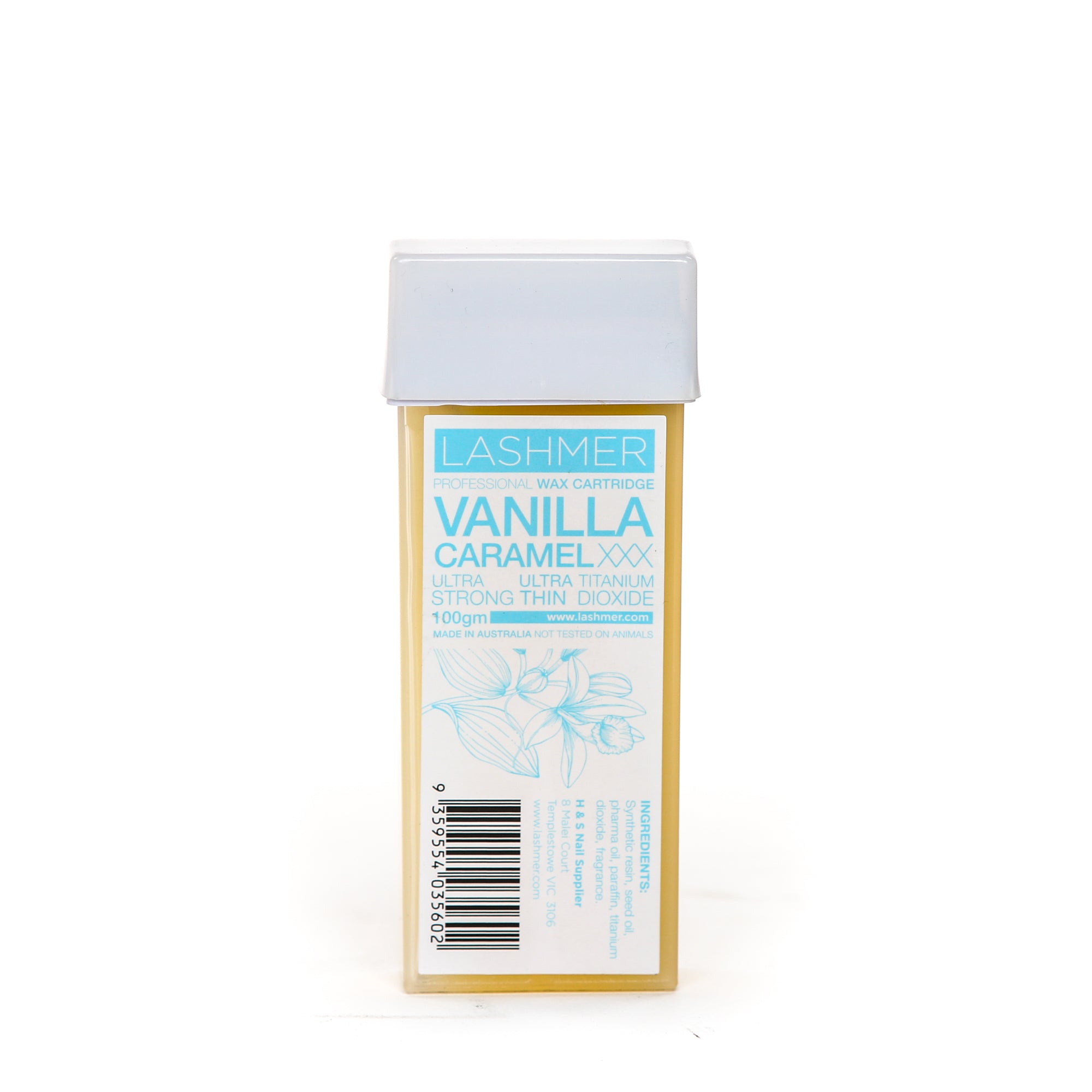 Lashmer Professional Roll-On Wax / Vanilla Caramel 100g - Lashmer
