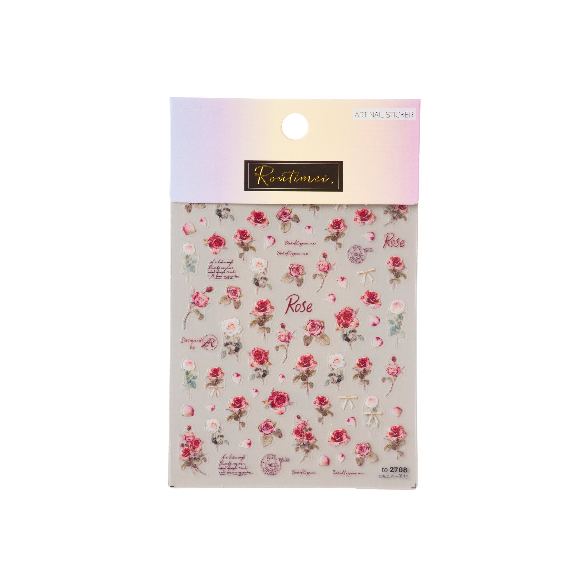 Nail Art Stickers -- Flowers - Lashmer