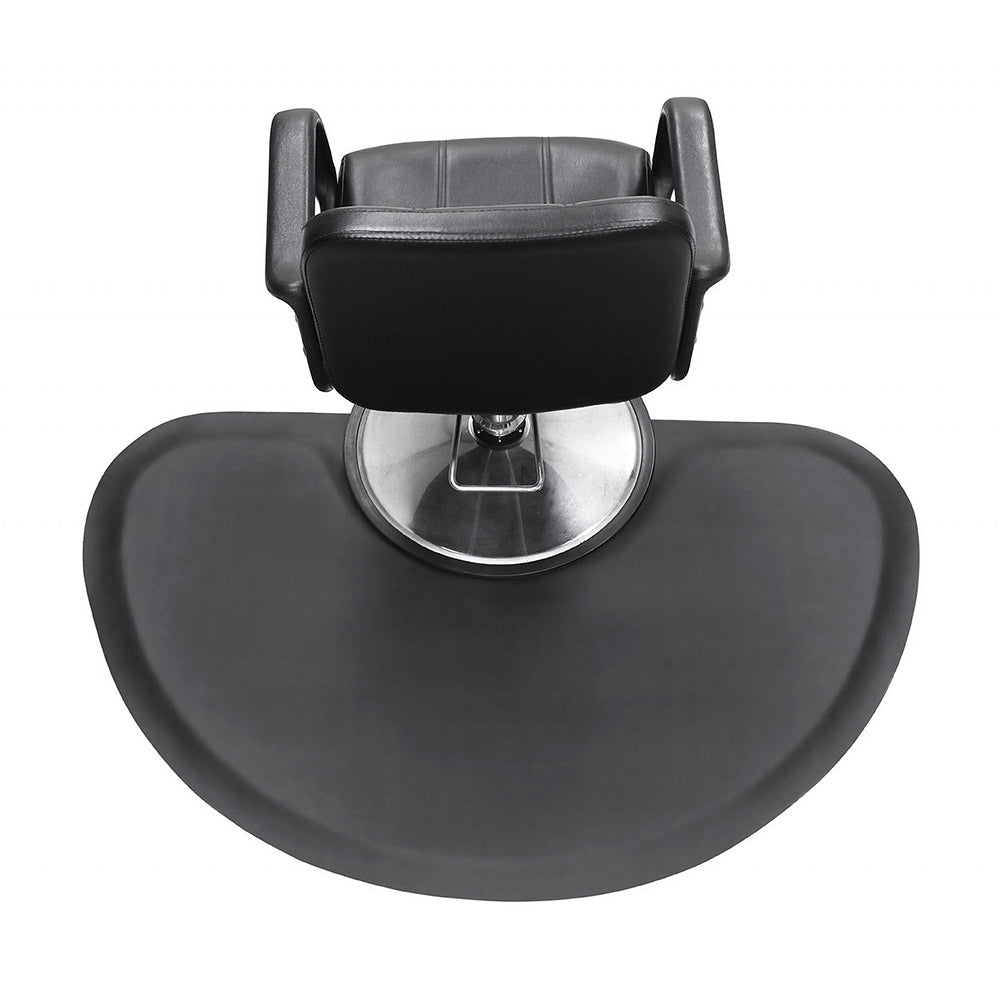 Karma Anti Fatigue Mat Thick for all Barber Chairs Semi Circular 00140101 - Anti Fatigue Mat Karma