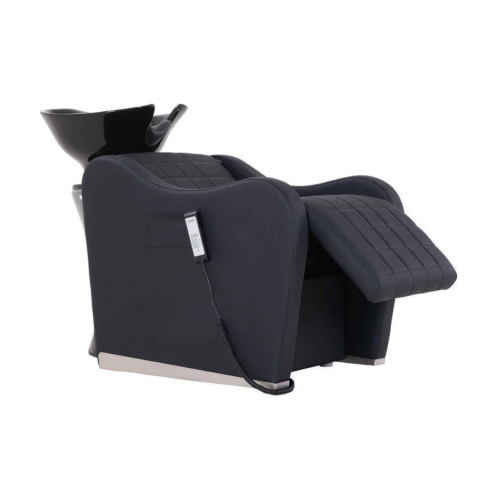 Karma Complete Shampoo Unit Flemington Basin With Massage Black With Black Deep Basin 03090101V Retail Karma