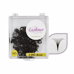 14D Loose Promade Fans | Lashmer | C, D Curl - 1000 Fans - Lashmer