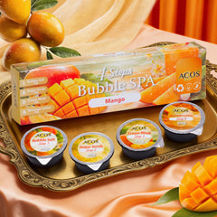 ACOS Bubble Spa Nail Deluxe Pedicure Kit 4 Steps - Mango - Lashmer