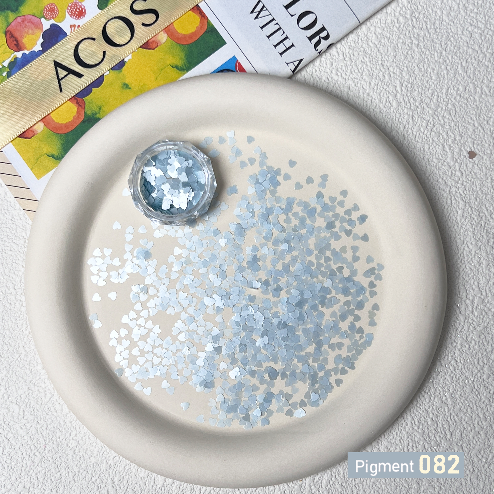 ACOS Different Colour Heart Shape Glitters - Lashmer