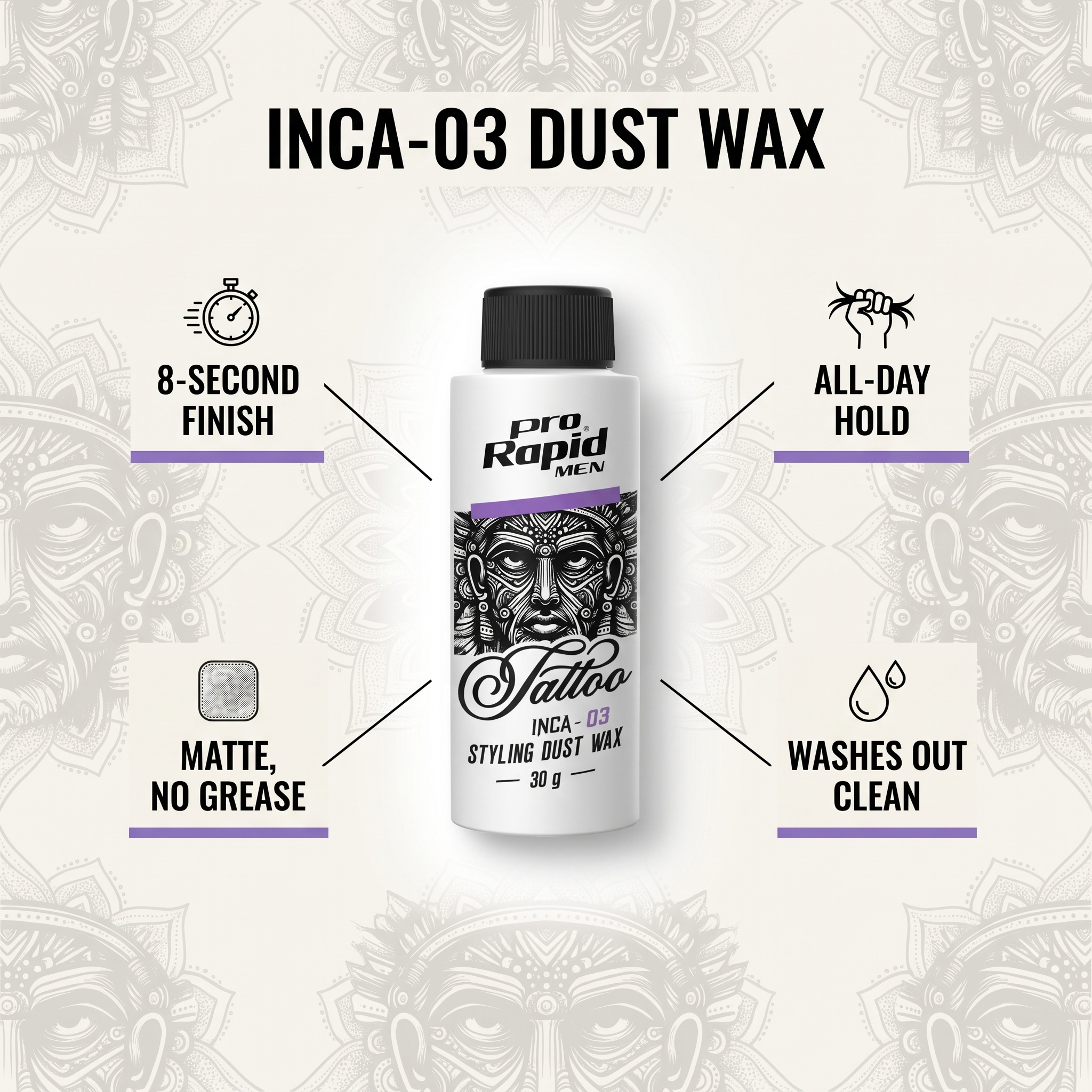 ProRapid INCA - Styling Dust Wax 30g - MV hair and beauty