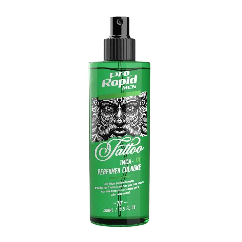 Pro Rapid Tattoo Series Inca After Shave Perfumed Cologne – 400 ml - MV hair and beauty