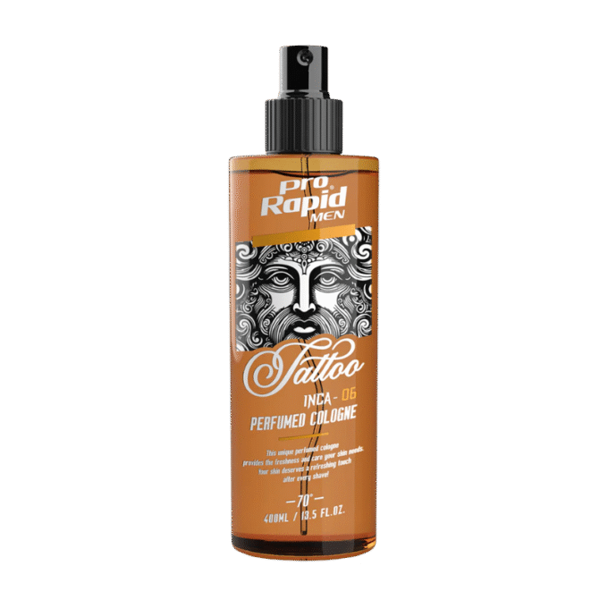 Pro Rapid Tattoo Series Inca After Shave Perfumed Cologne – 400 ml - MV hair and beauty