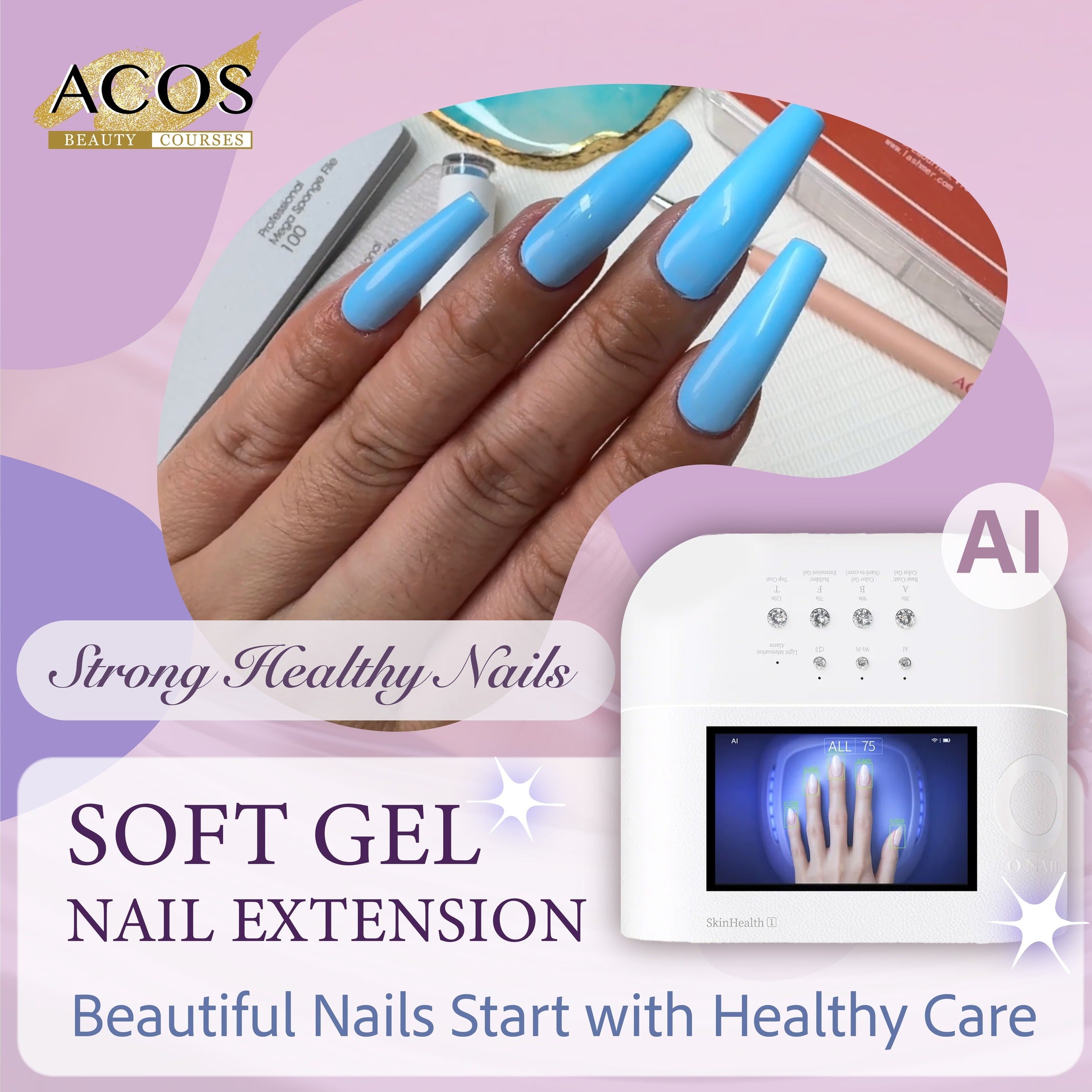 ACOS Soft Gel Extensions Nail Course - Lashmer