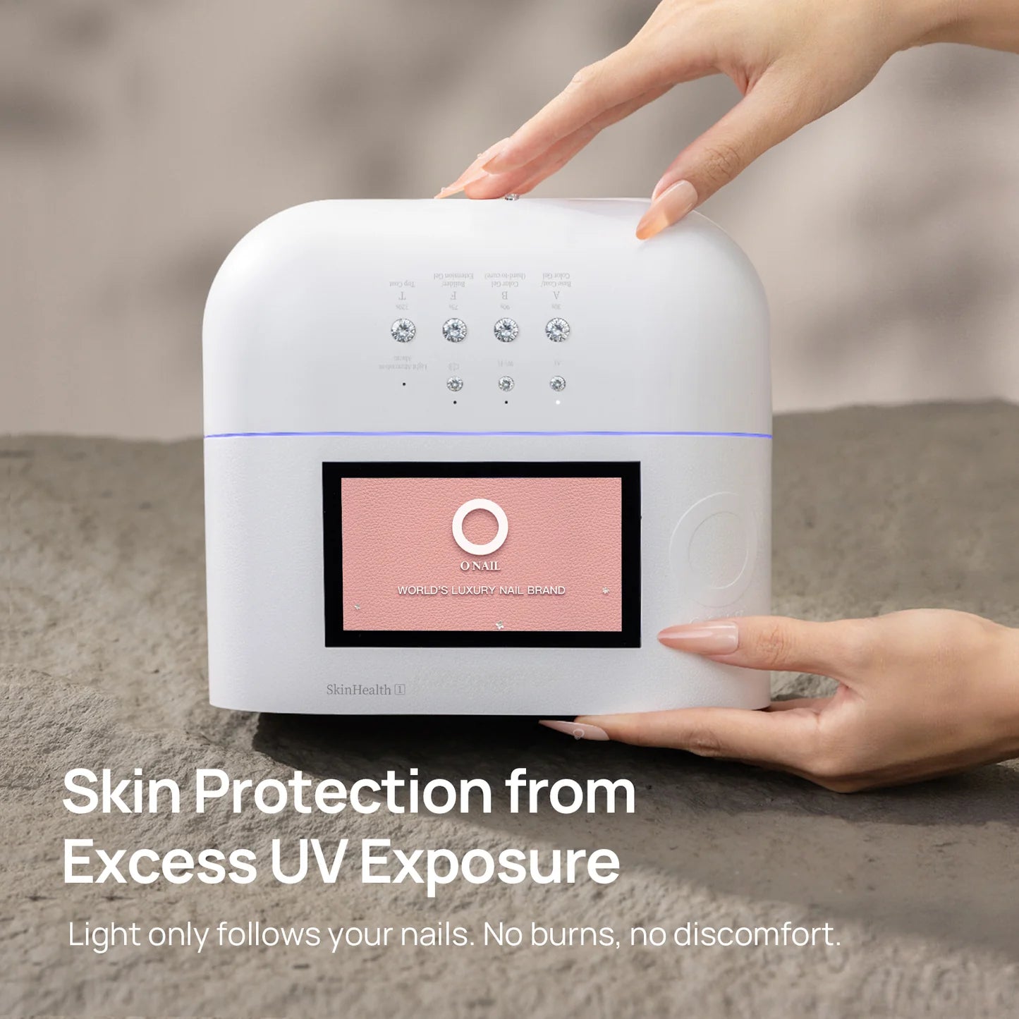 O NAIL Skin Health No.1 AI Nail Lamp - Lashmer