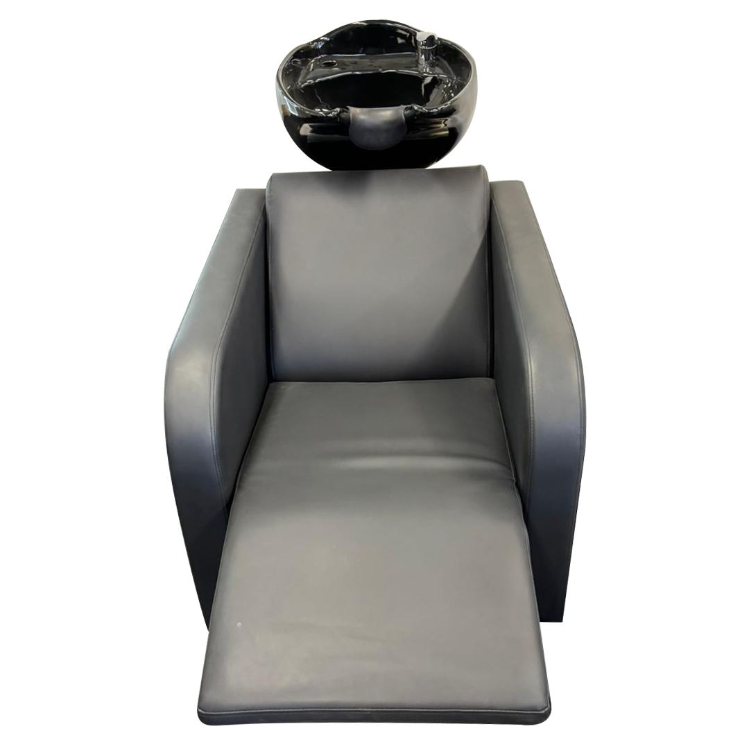 Karma Complete Shampoo Unit Clunes Electric Black with Black Deep Basin 0315012201E Shampoo Units Karma