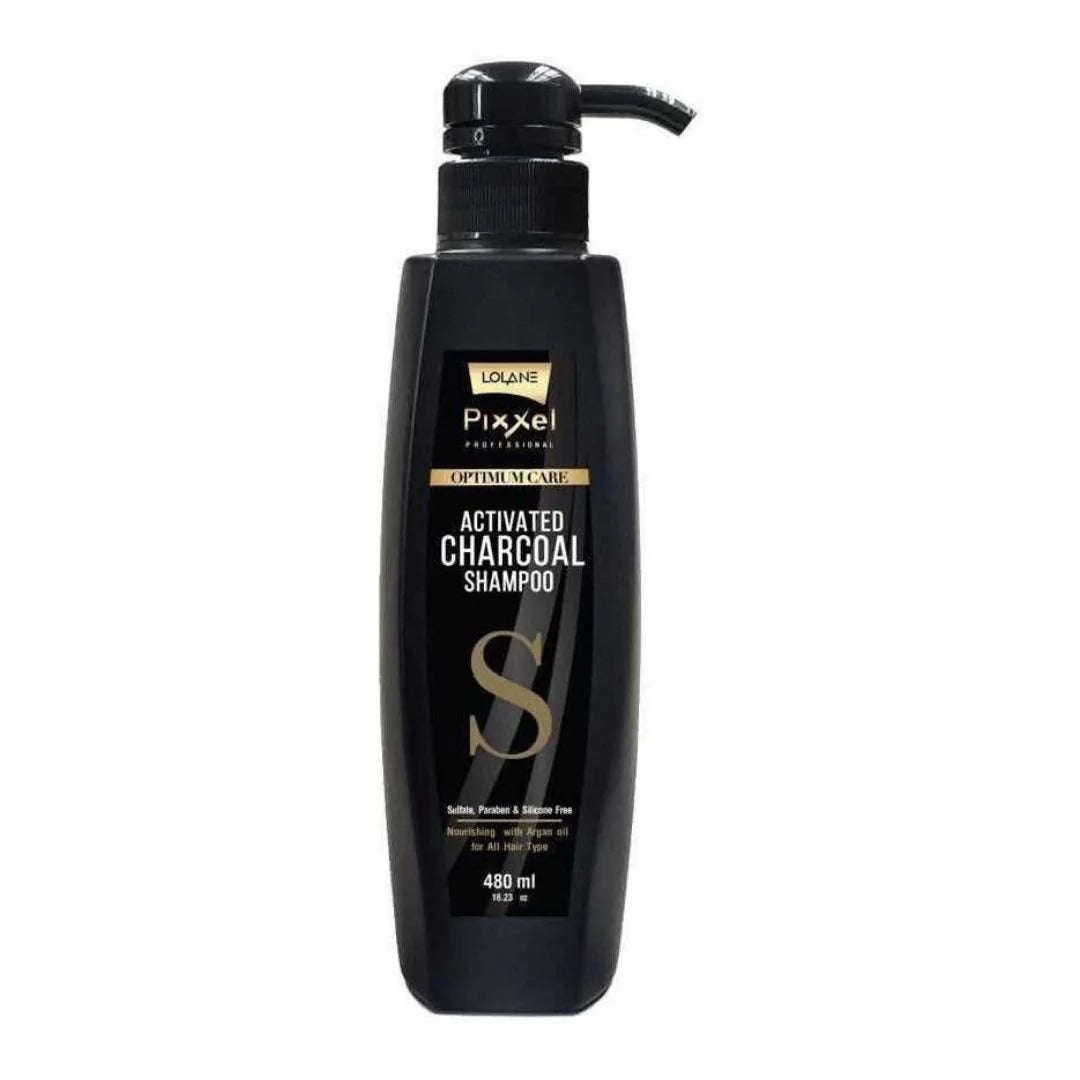 Lolane Pixxel Activated Bamboo Charcoal Shampoo 480ml - Lashmer