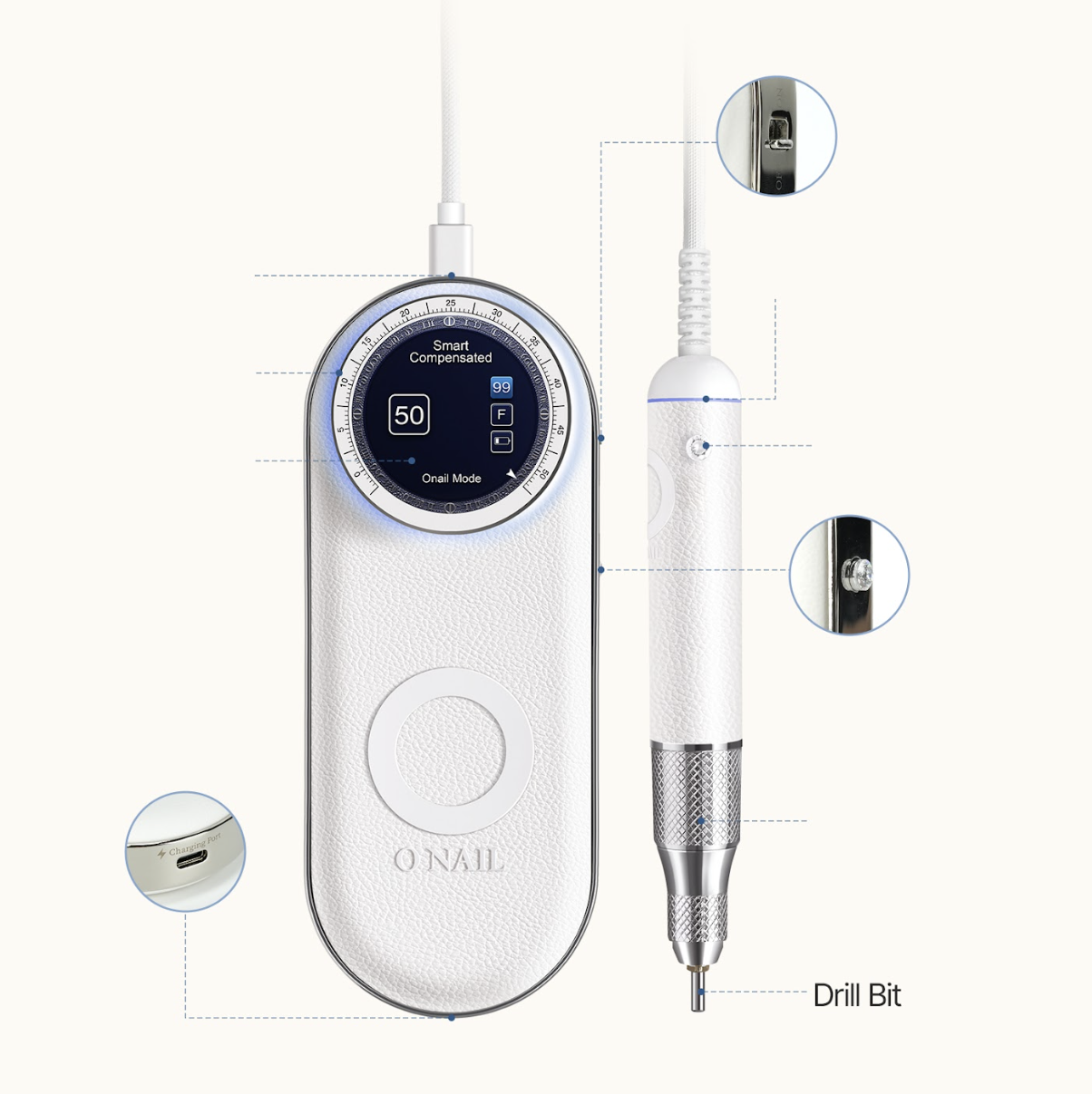 O Nail Nail Health No.1 Nail Drill - Lashmer