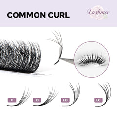 Lashmer 3D Camellia Lashes Mix Tray (20 Lines) - Lashmer