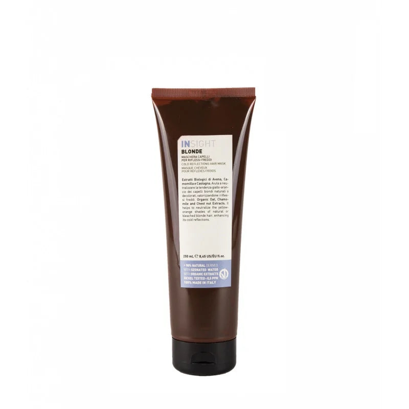Insight Blonde Cold Reflections Brightening Hair Mask 250ml - Lashmer