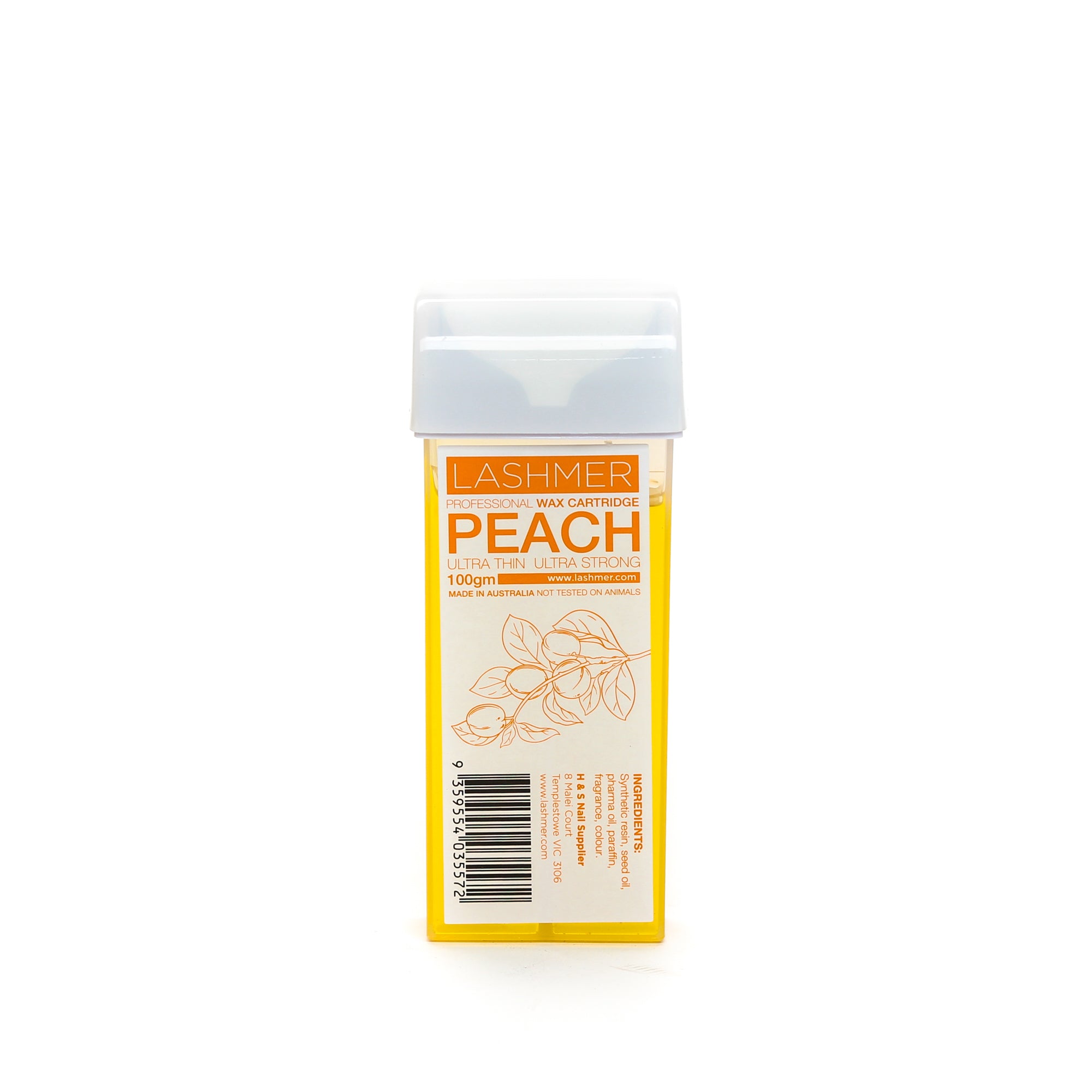 Lashmer Professional Roll-On Wax / Peach 100g - Lashmer