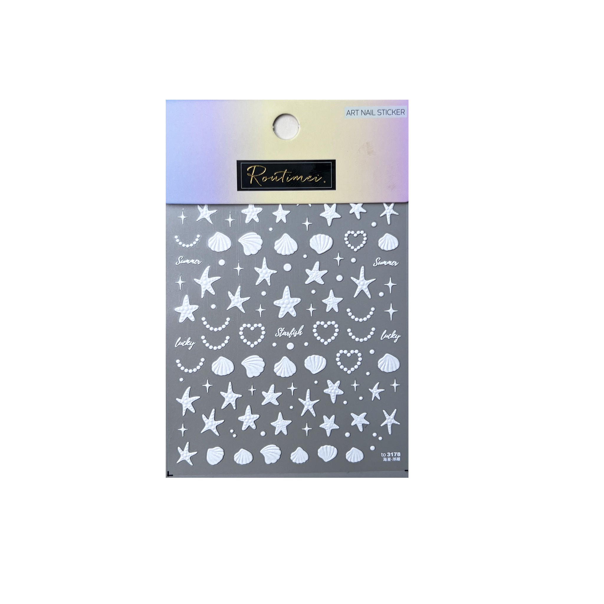 ACOS Nail Art Stickers -- Marine Life Series #004 - Lashmer