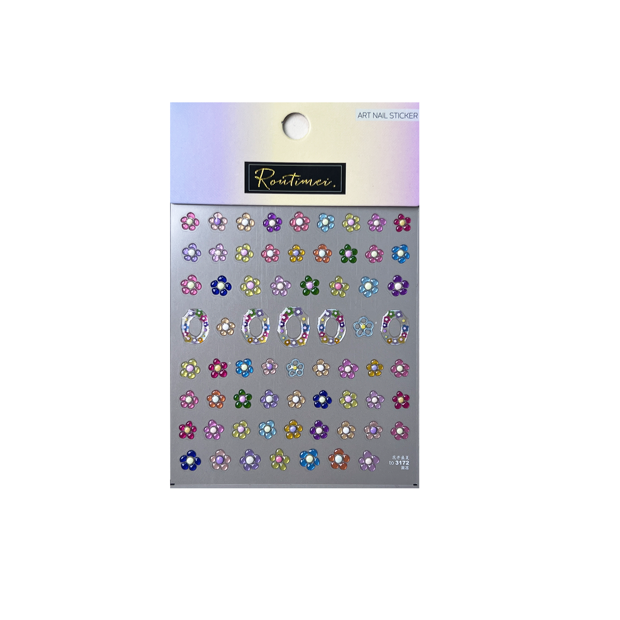 ACOS Nail Art Stickers -- Jelly Style #005 - Lashmer